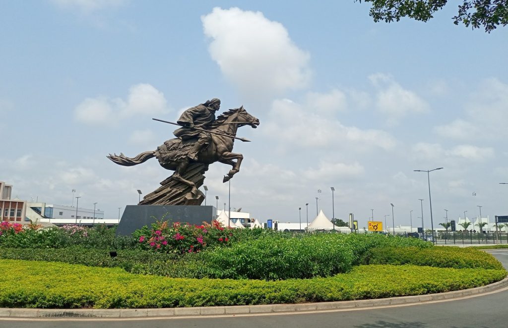 A photo of the Monument Bio Guera in Benin Republic.